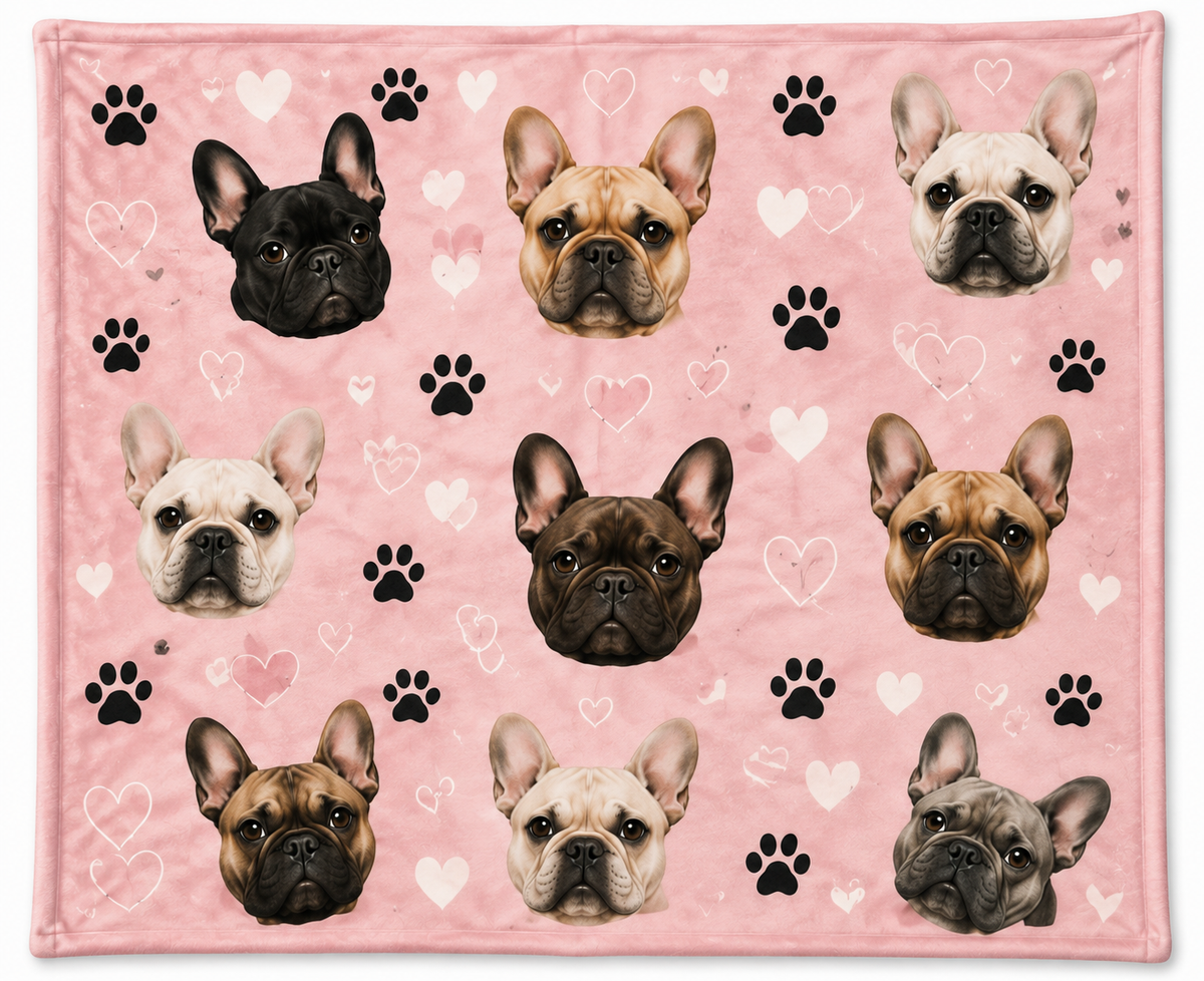 Animals Inc - French Bulldog Blankets (70 X 100 CM )