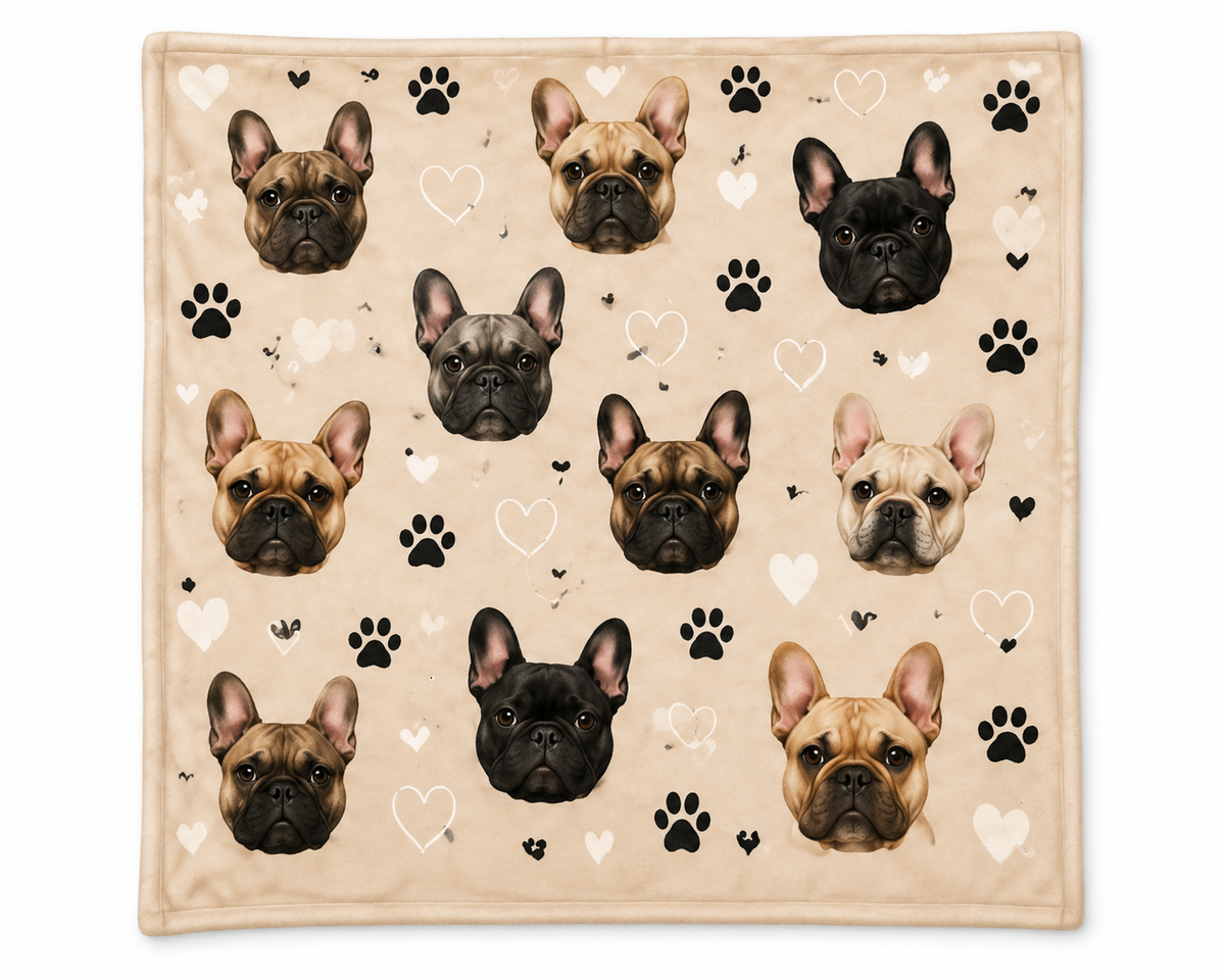 Animals Inc - French Bulldog Blankets (70 X 100 CM )