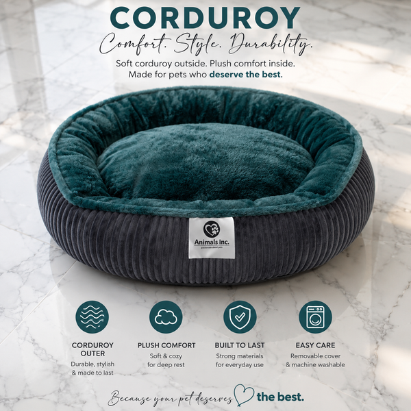 Corduroy Dream Cloud Bed 82 CM ( Medium Breed And Smaller)