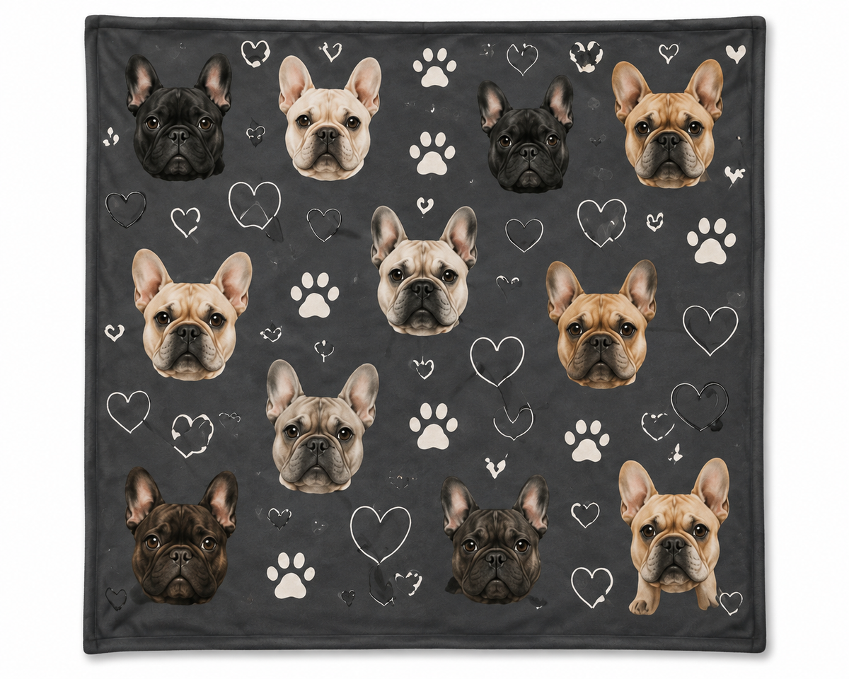 Animals Inc - French Bulldog Blankets (70 X 100 CM )